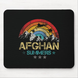 Afghanistan Summer Veteran Fighter Jet Patriotic 4 Mousepad