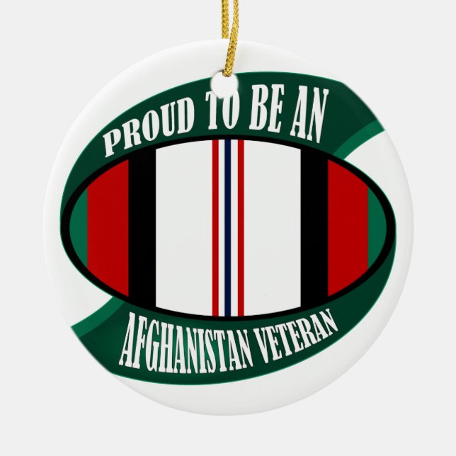 Afghanistan-Tierarzt Keramik Ornament (Vorne)