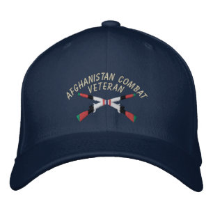 Afghanistan Veteran Infantry überquert Rifles Hat Bestickte Baseballkappe