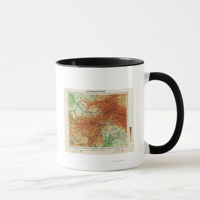 AfghanistanPanoramakarte Afghanistan Tasse (Rechts)