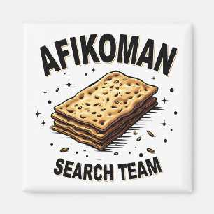 Afikoman-Suchteam Hanukkah Jüdische Lebensmittelli Magnet