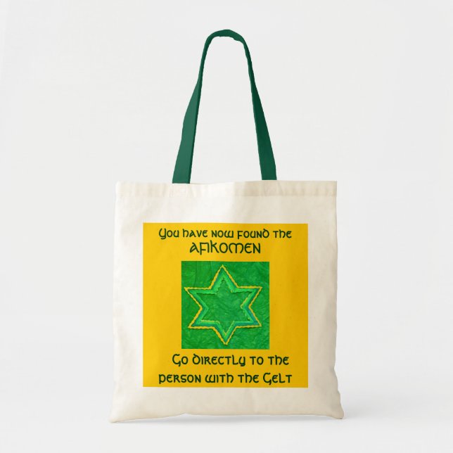 Afikomen Gag-Tasche Tragetasche (Vorne)