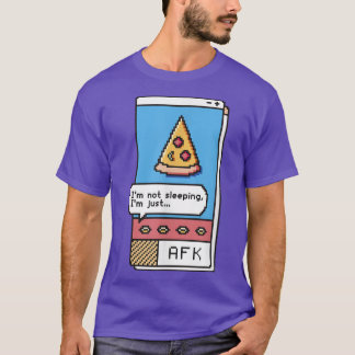 Afk Gaming Pizza Gamer Jeu Videogame T-Shirt