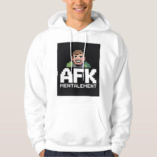 AFK Mental Chibi Gamer Pixel Art Hoodie