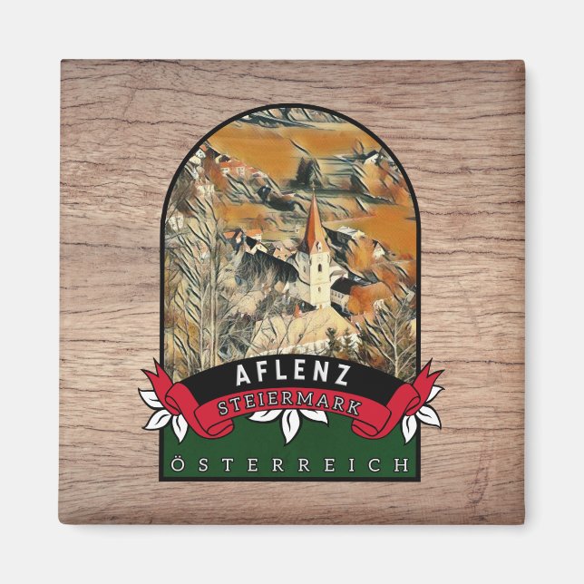 Aflenz Steiermark Souvenir Magnet (Vorne)