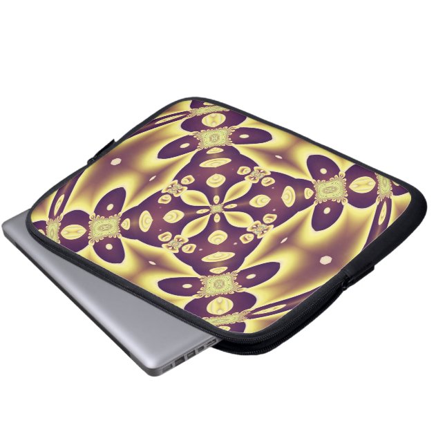 Africa Abstrakt Art Pattern Laptopschutzhülle (Vorne Knopf)