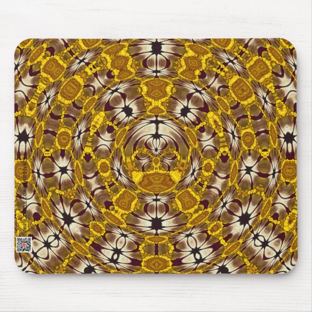 Africa Abstrakt Art Pattern Mousepad (Vorne)