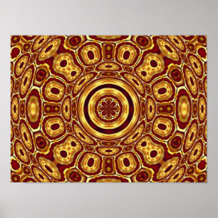 Africa Abstrakt Art Pattern Poster