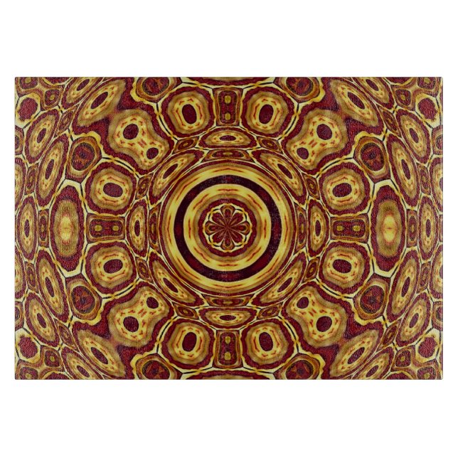 Africa Abstrakt Art Pattern Schneidebrett (Vorderseite)