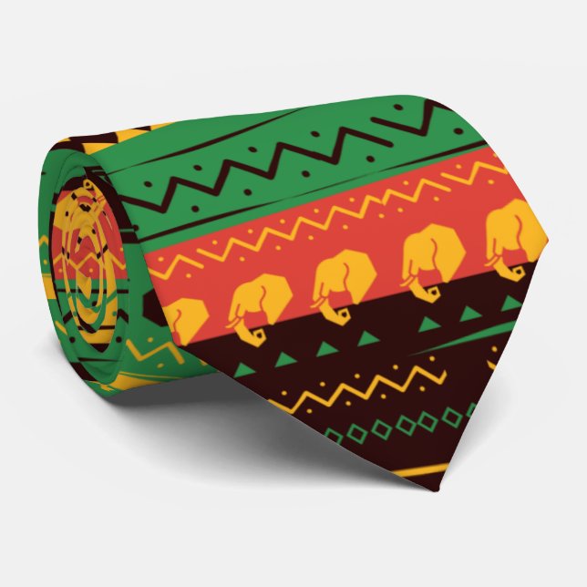 África Africana Krawatte (Gerollt)