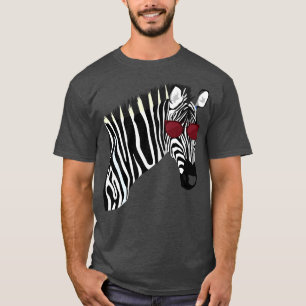 Africa Animal Sunglasses Zebra T-Shirt