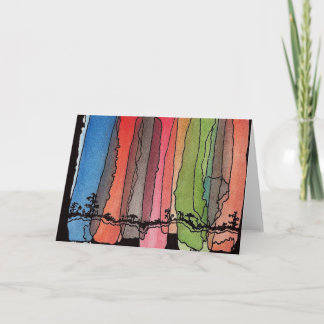 Africa artwork card- blank karte