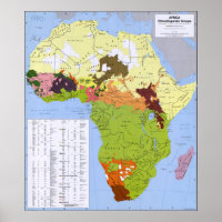 AFRICA CIA ETHNOLINGUISTIC MAP