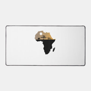 Africa Continent Safari Schreibtischunterlage
