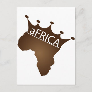 aFRICA Crowned Postkarte