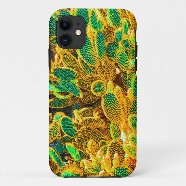 Africa Desert Cactus Pflanze Prickly Pear Case-Mate iPhone Hülle (Rückseite)