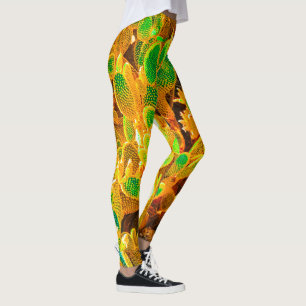 Africa Desert Cactus Pflanze Prickly Pear Leggings