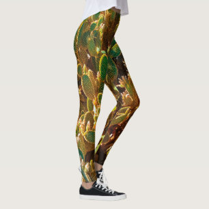 Africa Desert Cactus Pflanze Prickly Pear Leggings