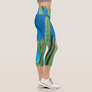 Africa Desert Landscape Nature Cactus Pflanze Capri Leggings