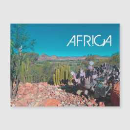 Africa Desert Landscape Nature Cactus Pflanze Magn Magnetkarte
