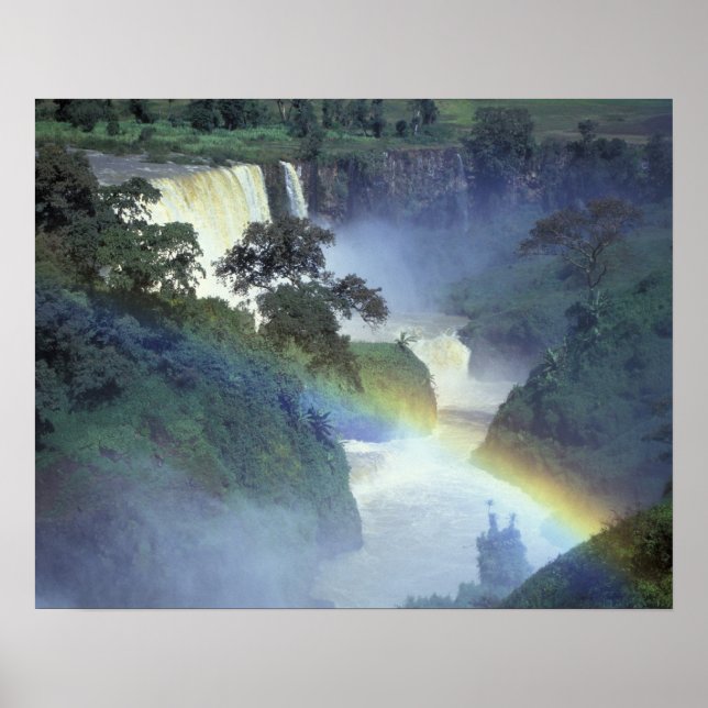 Africa, Ethiopia, Blue Nile River, Cataract. Poster (Vorne)