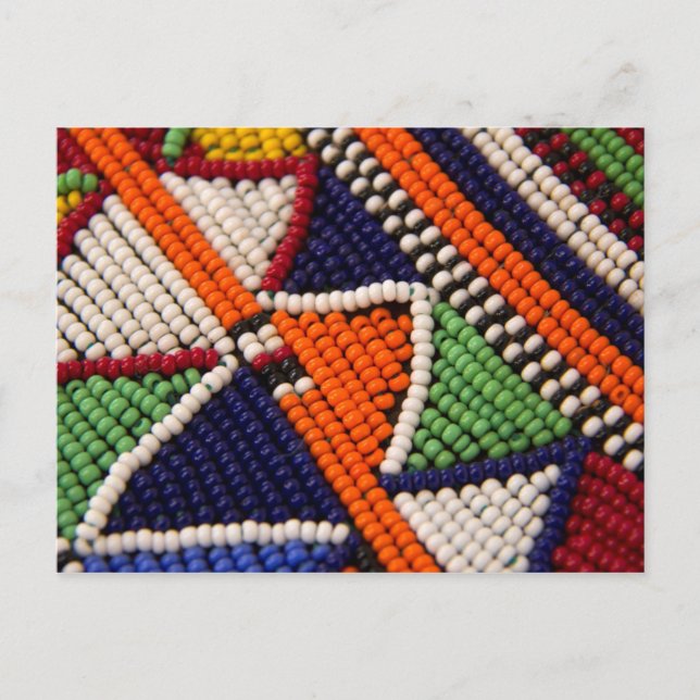 Africa, Kenya. Maasai Tribal Beads Postkarte (Vorderseite)