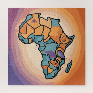 Africa Map Art