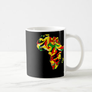 Africa Map Green Yellow Red Proud African Pride Ke Kaffeetasse