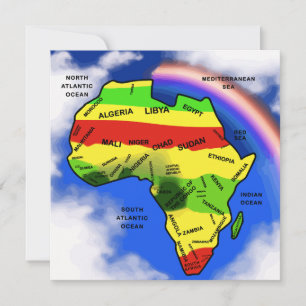 Africa Map Regenbogenkarte