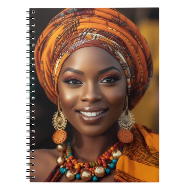 Africa Queen Notebook Notizblock (Vorderseite)