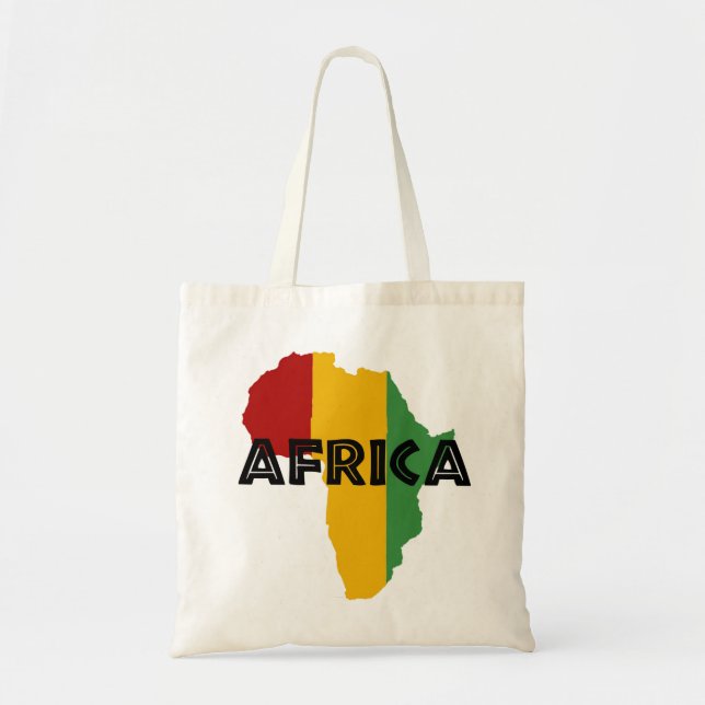 Africa Rasta Color Tragetasche (Vorne)