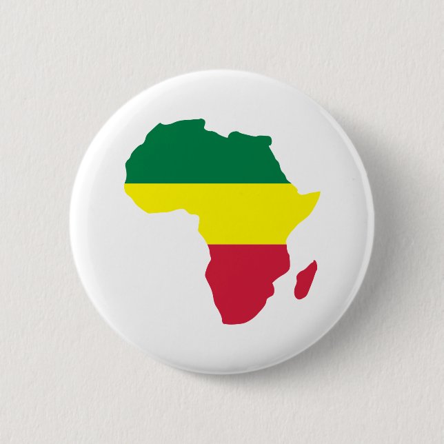 Africa Reggae Button (Vorderseite)