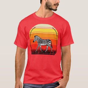 Africa Safari Sunset Zebra T-Shirt