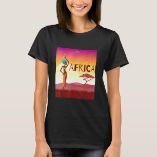 Africa Safari Wild Animals Niedlich Novelty 5 T-Shirt