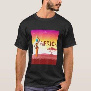 Africa Safari Wild Animals Niedlich Novelty 5 T-Shirt