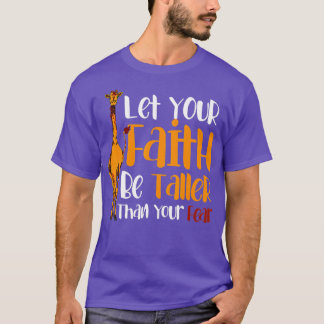 Africa Safari Zoo Animal Gift Motivierend Faith G T-Shirt