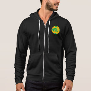 AFRICA-Schwarzkapuzenpullover Hoodie
