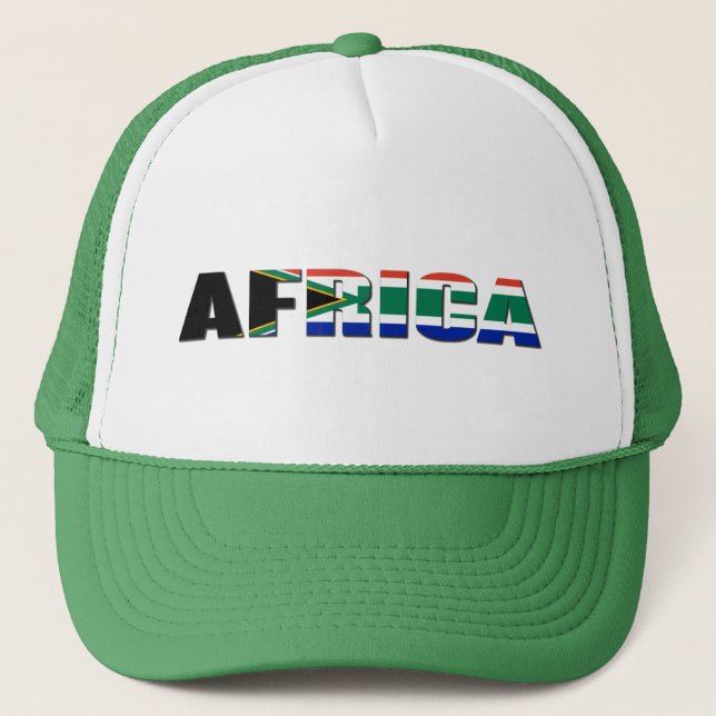 Africa Spirit Trendy Authentisches, lebendiges Erb Truckerkappe (Vorderseite)