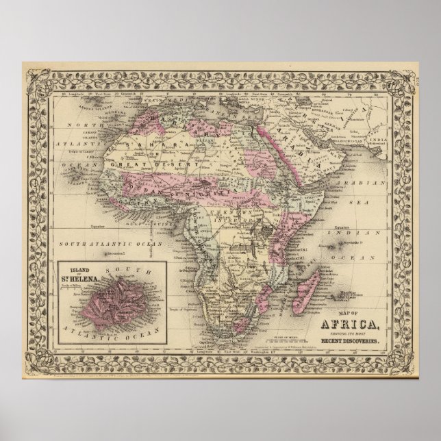 Africa St Helena Poster (Vorne)