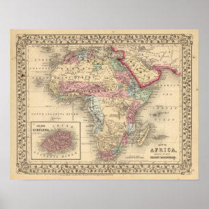 Africa St Helena Poster