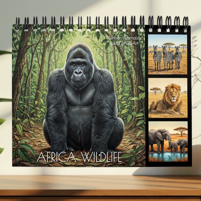 Africa Wildlife Calendar 2026 / African Animals 2 Kalender (African Animals Calendar / Africa Wildlife)
