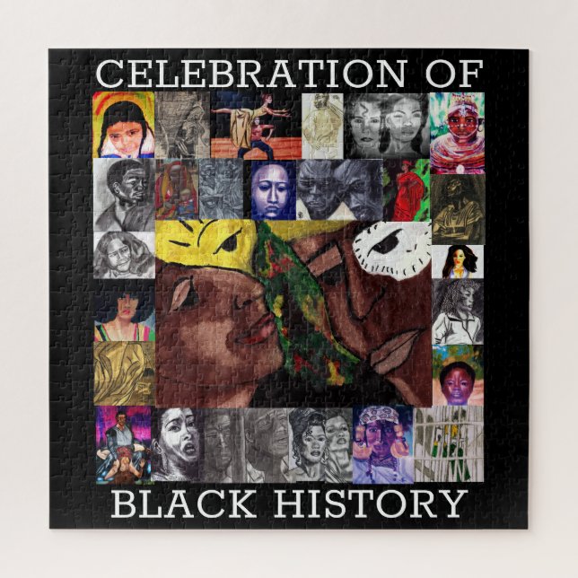 AFRICAIN AMERICAN BLACK HISTORY CÉLEBRATION puzzle (Vertical)