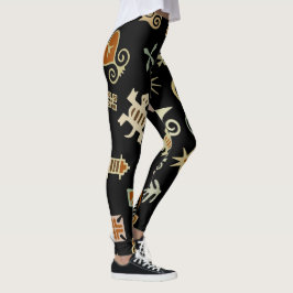 African Adinkra Leggings