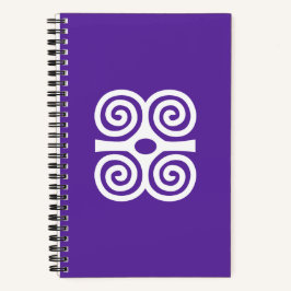African Adinkra Notebook Notizbuch