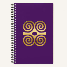 African Adinkra Notebook Notizbuch