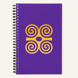 African Adinkra Notebook Notizbuch