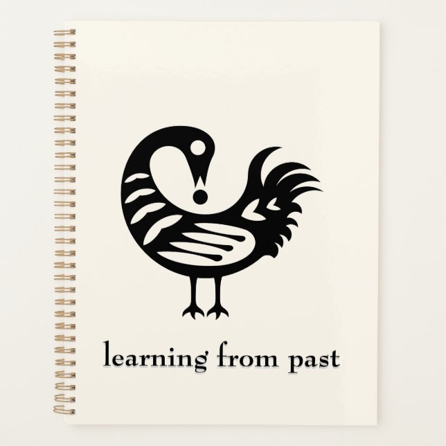 African Adinkra Symbol sankofa Planner Planer (Vorderseite)