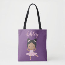 African American Ballerina Ballet Pink Tutu Dancer