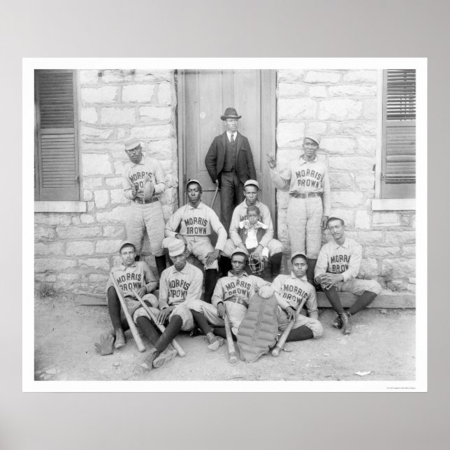 African American Baseball 1900 Poster (Vorne)