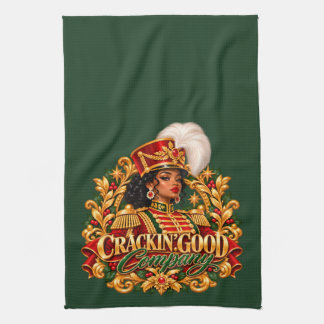 African American Christmas Black Woman Nutcracker Geschirrtuch
